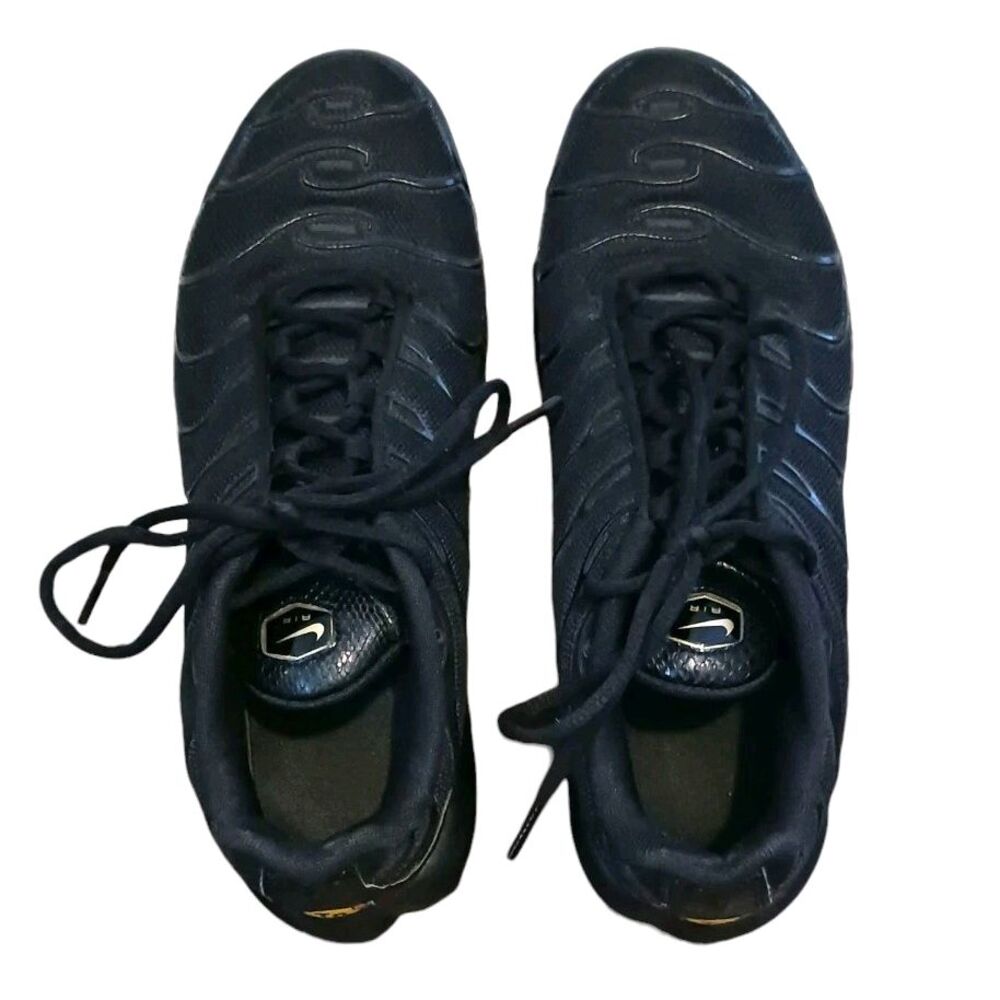 Nike Air Max TN 852630-022 Black & Metallic Gold Men’s Size 9 Running Shoes - Picture 5 of 7